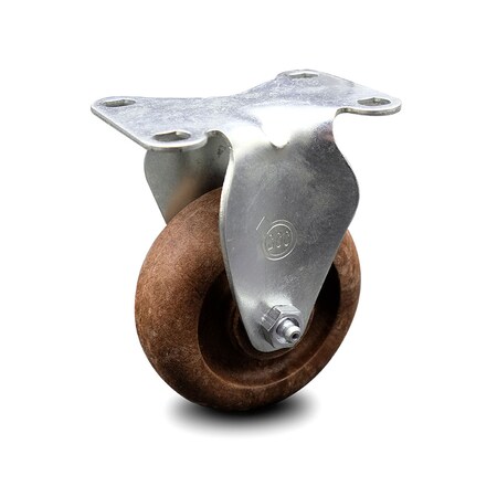 Service Caster 4 Inch High Temp Glass Filled Nylon Wheel Rigid Top Plate Caster SCC-20R414-GFNSHT